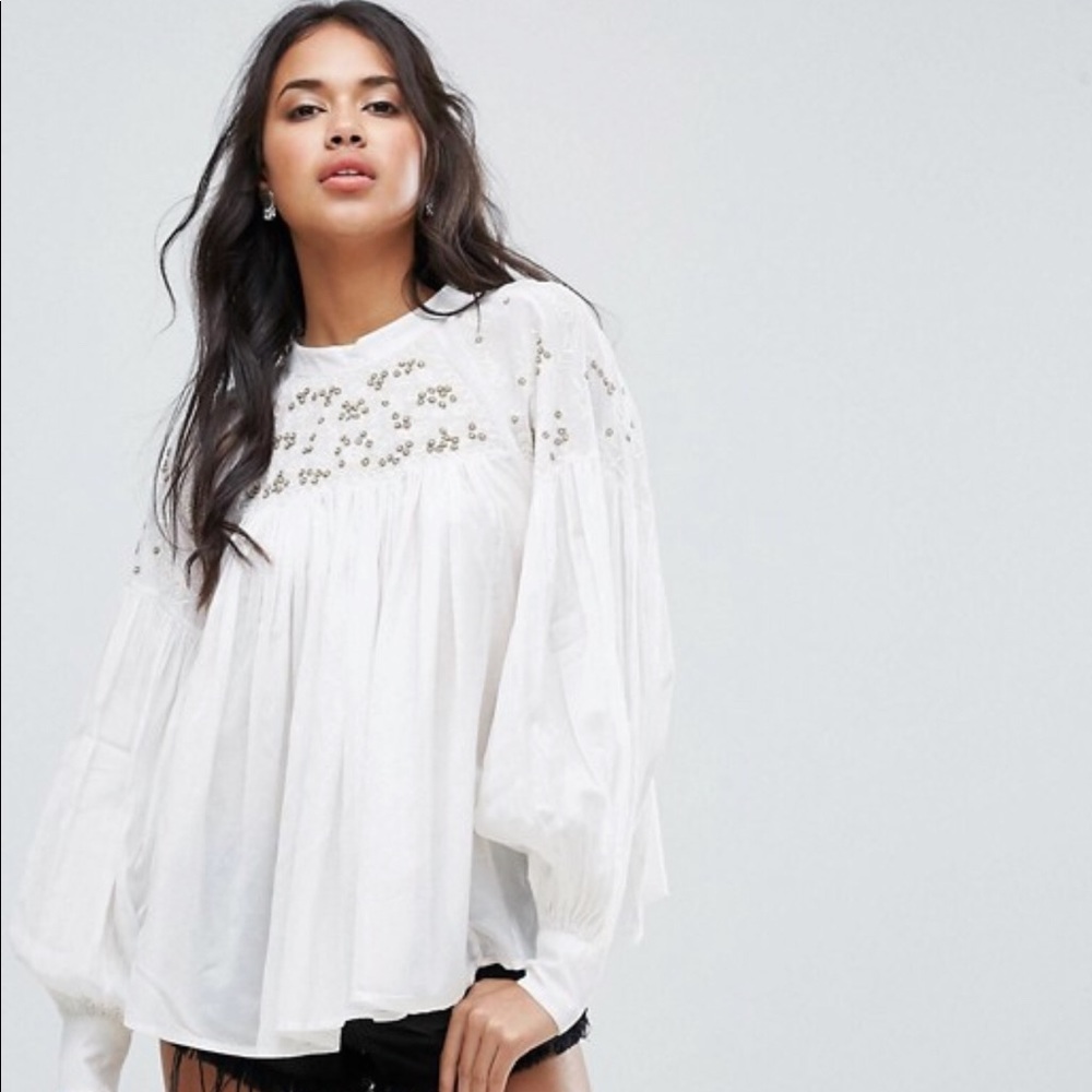 Free People “have it my way” boho top